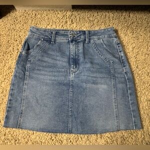 NWT - Time and Tru - Denim Blue Women's Skirt - 10